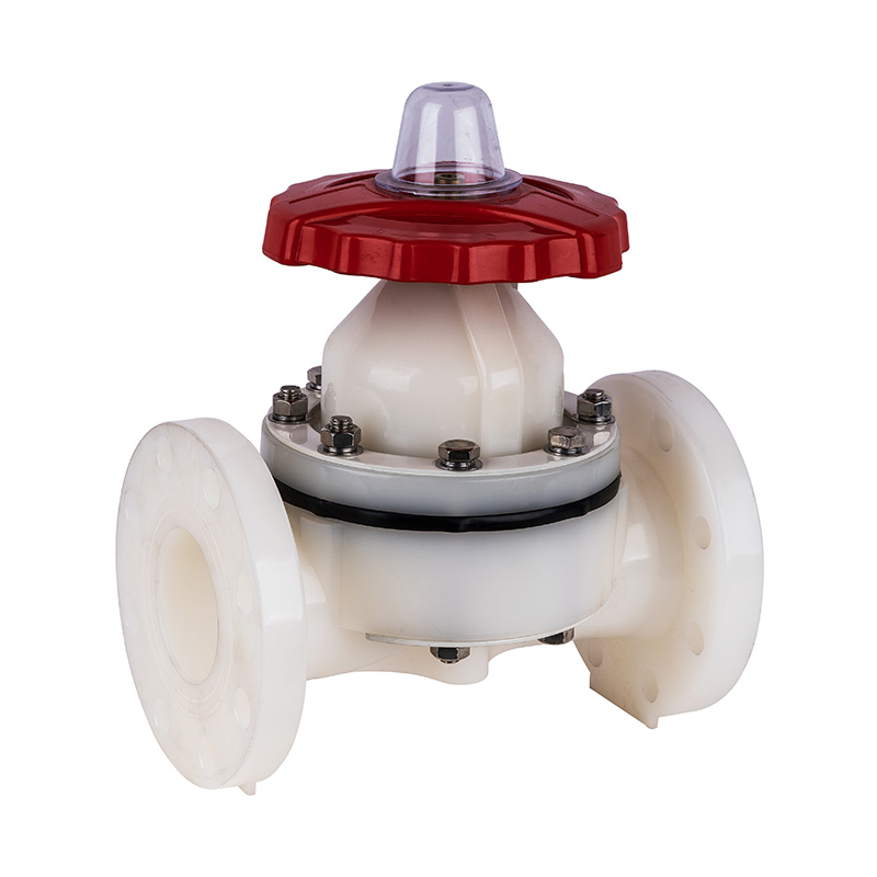 PVDF G41F-10F法蘭式隔膜閥 DN15-300國標(biāo)